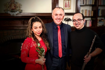 Concert - piano and flute performed by Lora Al-Ahmad and Maroon Khoury